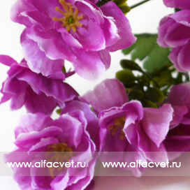 искусственные цветы сакура цвета фиолетовый 7