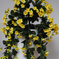 искусственные цветы фиалка (с подставкой) цвета желтый 1