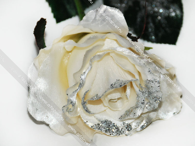 Купить роза с блестками интернет магазин искусственных цветов Альфацвет  Брянск